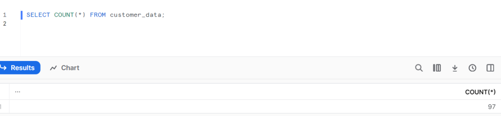Snowflake SQL statement